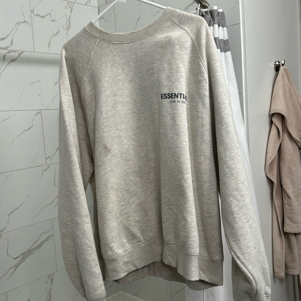essentials fear of god sweatshirt
